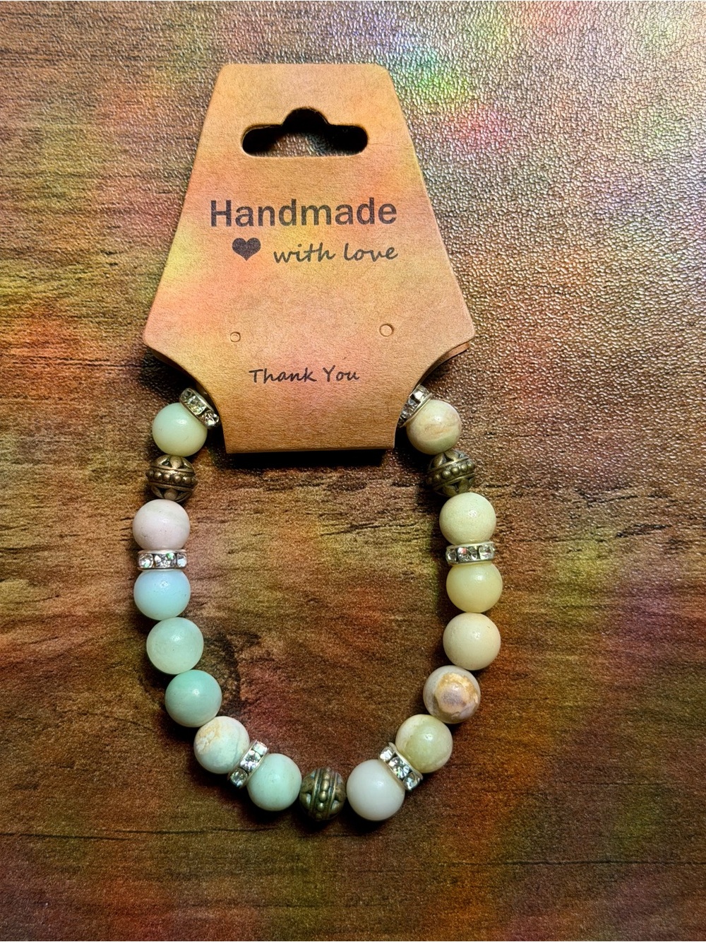 Handmade Amazonite Stretch Bracelet